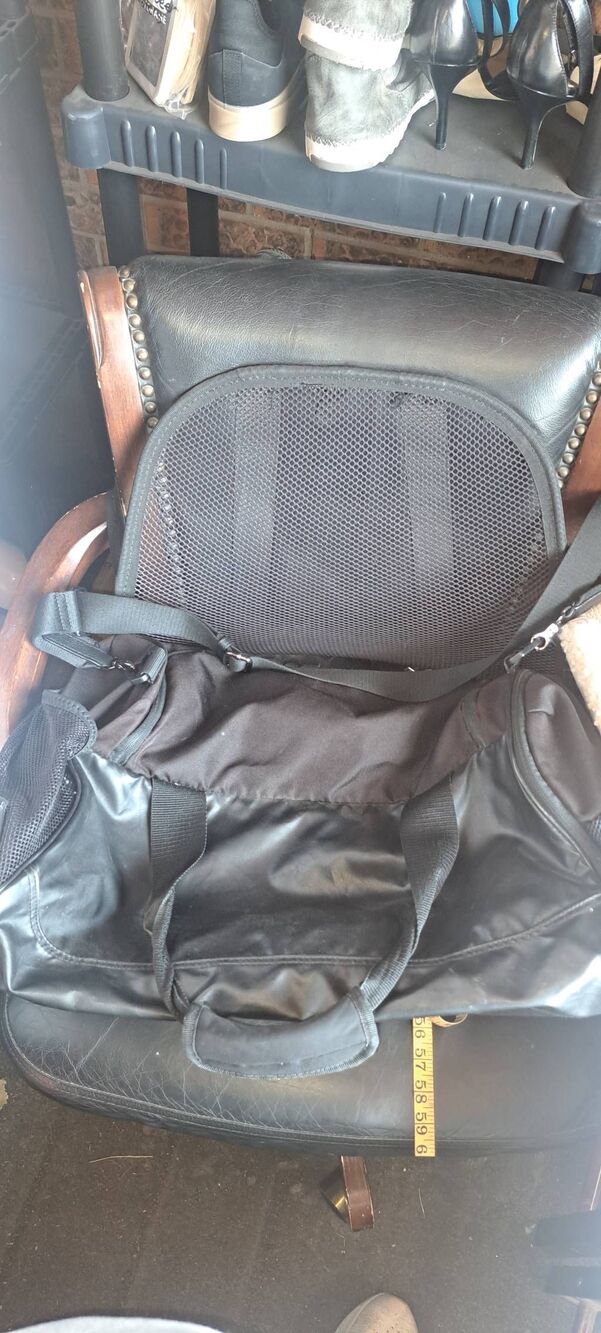 Adidas Hydroshell Black Duffel Gym Bag Backpack Convertible Shoulder Bag - Picture 4 of 7